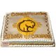 (1051) Cibola High School Cougars Graduation Cake