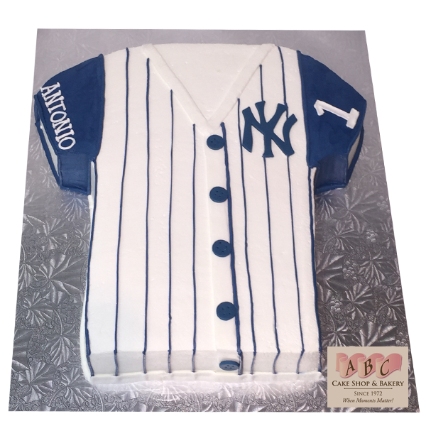 1637) New York Yankees Jersey - ABC Cake Shop & Bakery