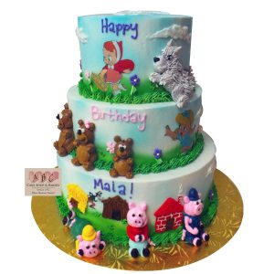 Little Red Riding Hood Cake  Birthday cake kids, Themed cakes, Girl cakes
